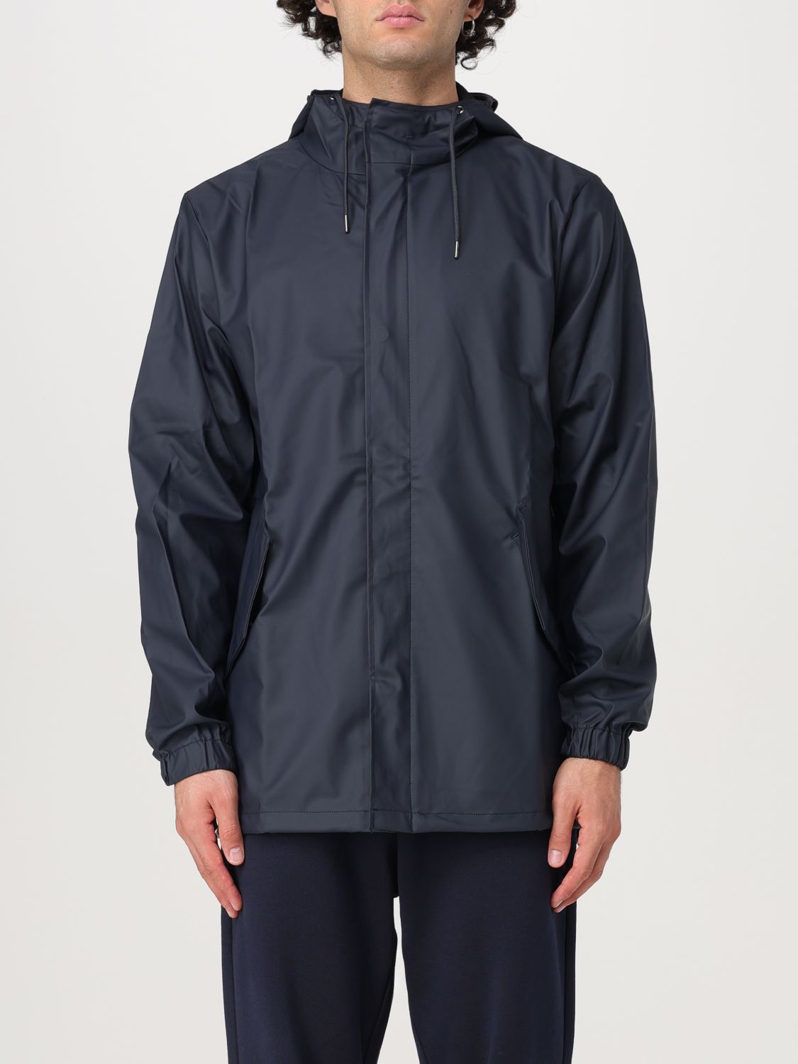 Shop Rains Jacket  Men Color Navy