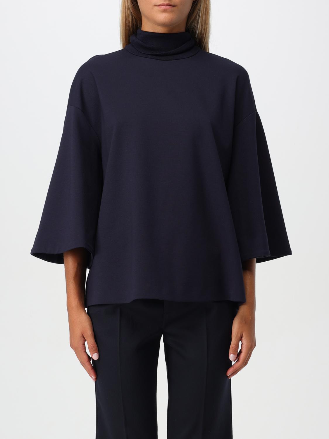 Shop Liviana Conti Sweater  Woman Color Blue In Blau