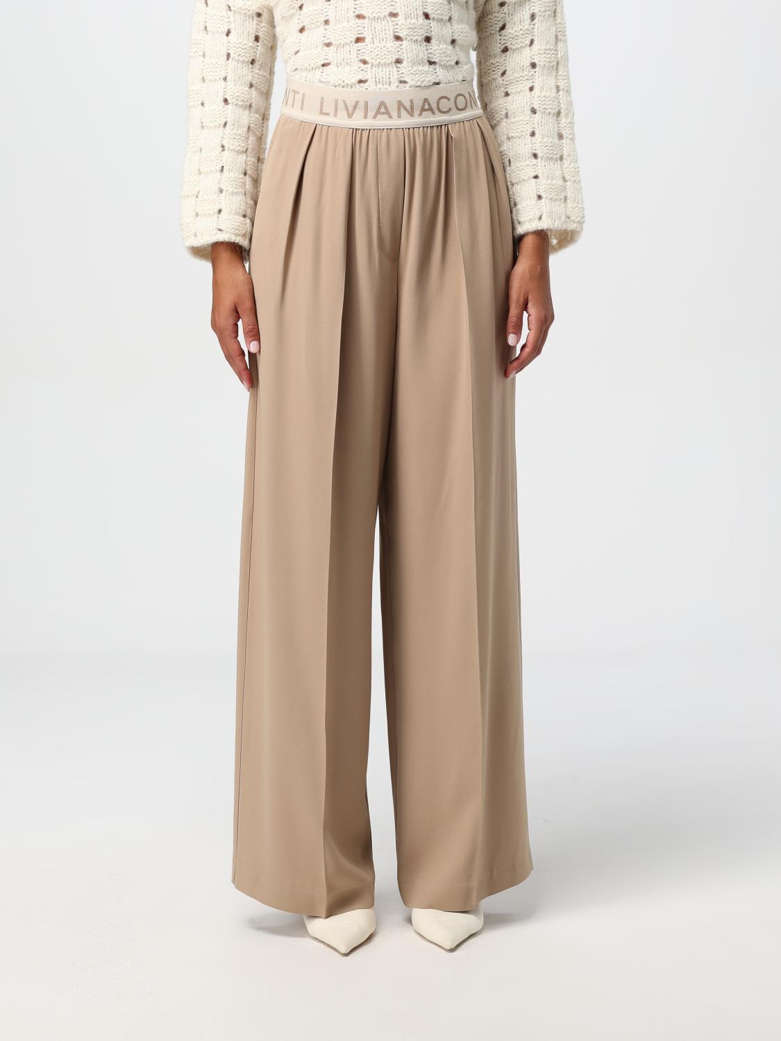 Shop Liviana Conti Pants  Woman Color Beige