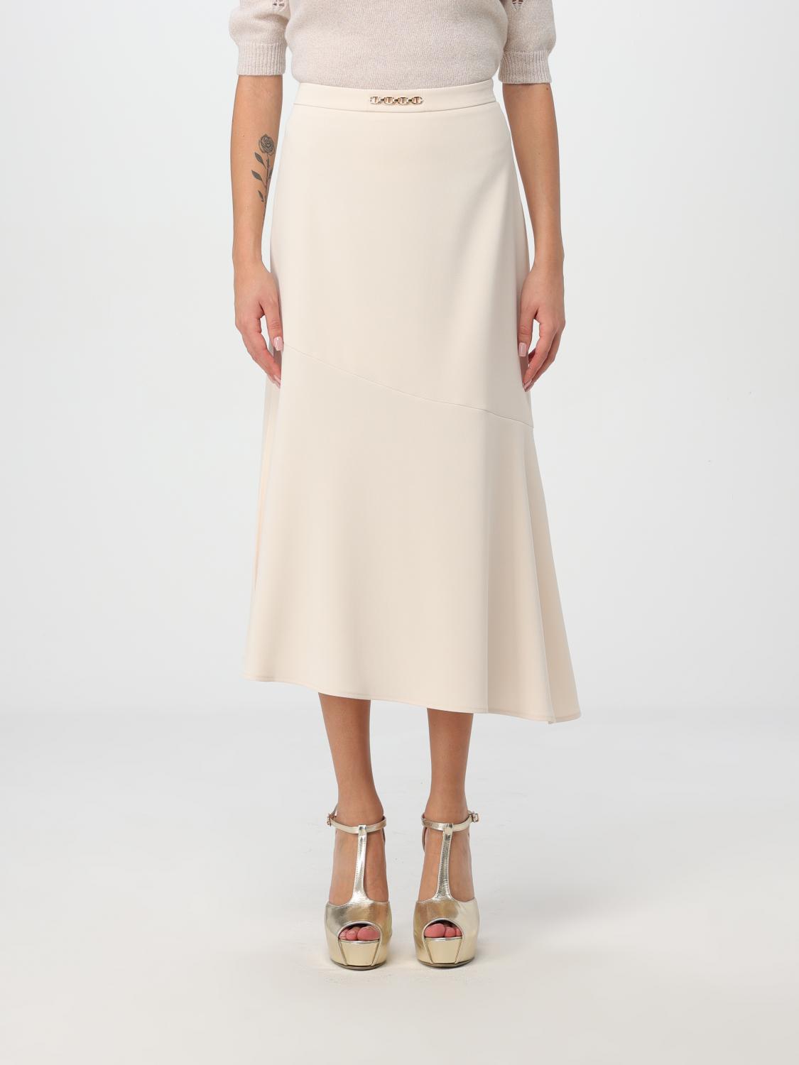Twinset Skirt Woman Color White In Weiss