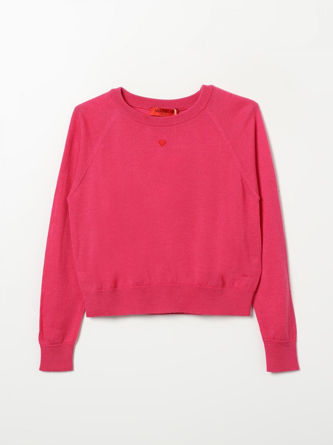 Max & Co. Kid Sweater Kids Color Fuchsia In Fuchsia