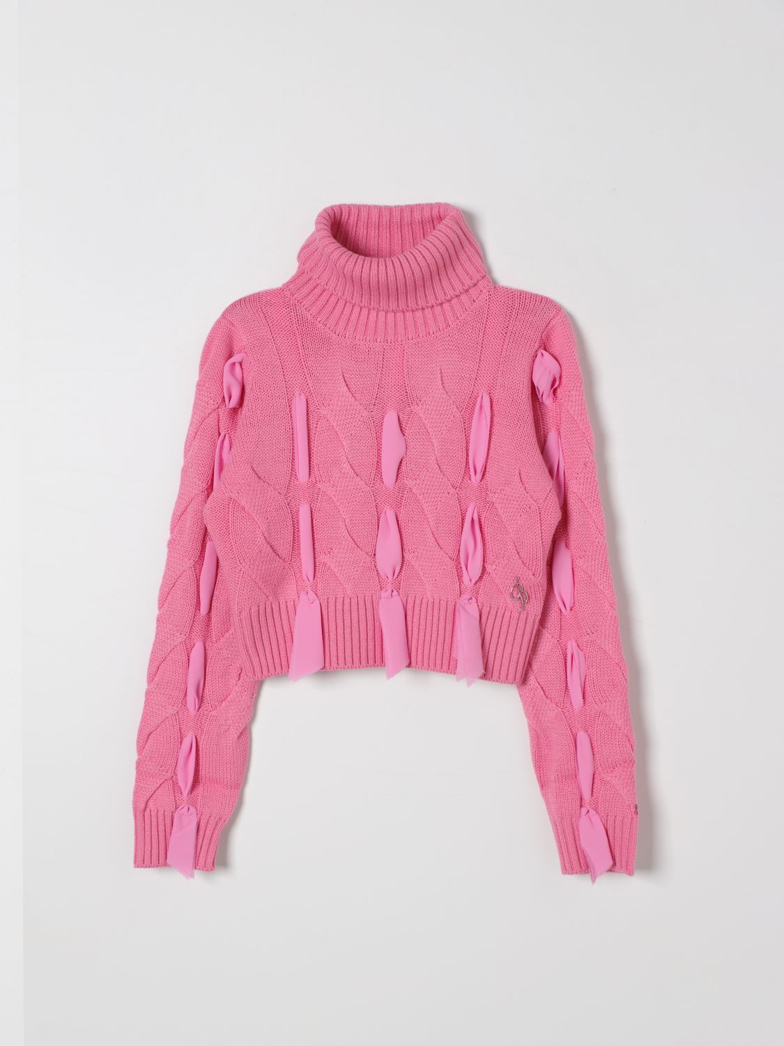 Shop Miss Blumarine Sweater  Kids Color Pink