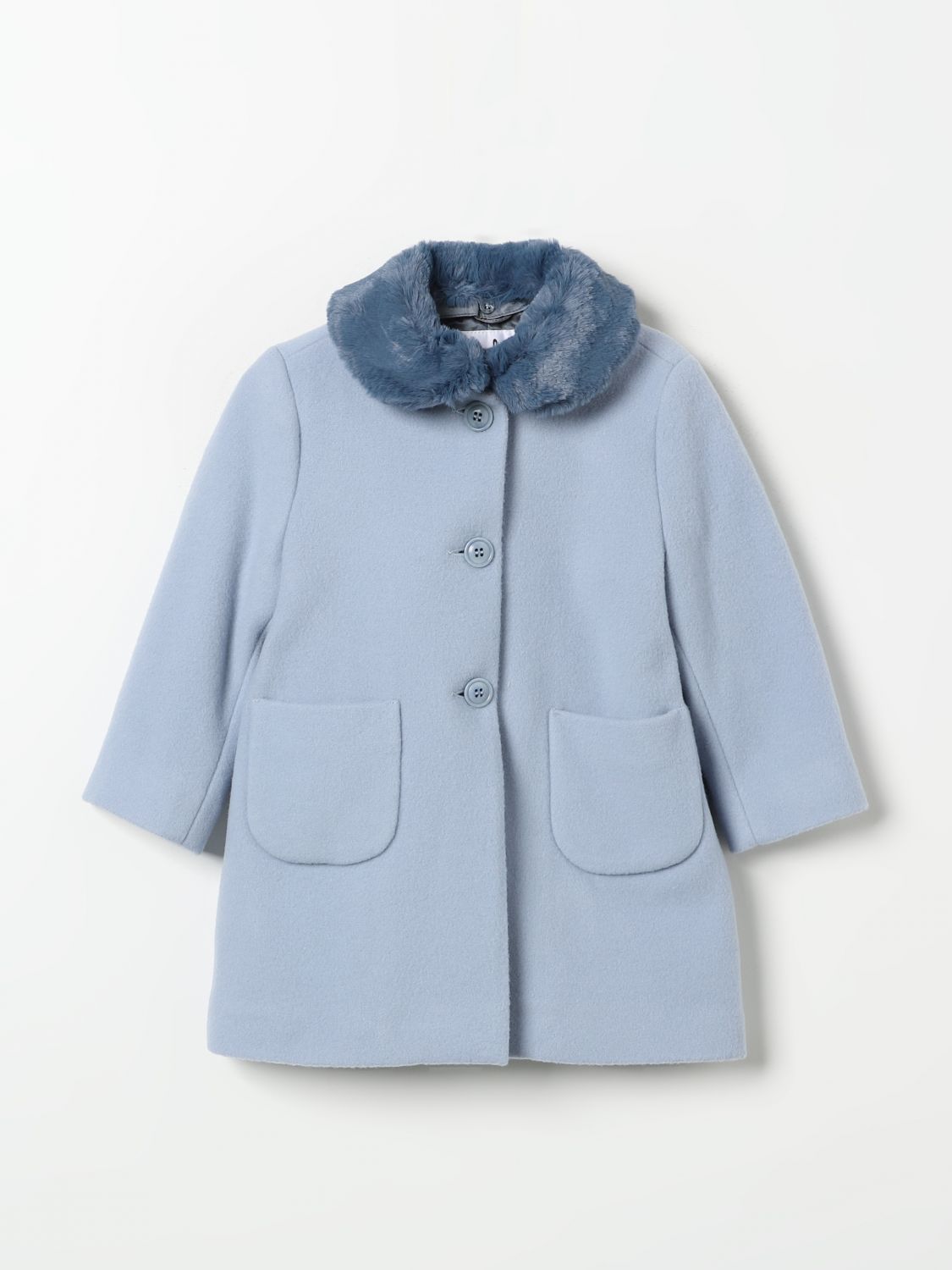 IL GUFO COAT IL GUFO KIDS COLOR GNAWED BLUE G03066011