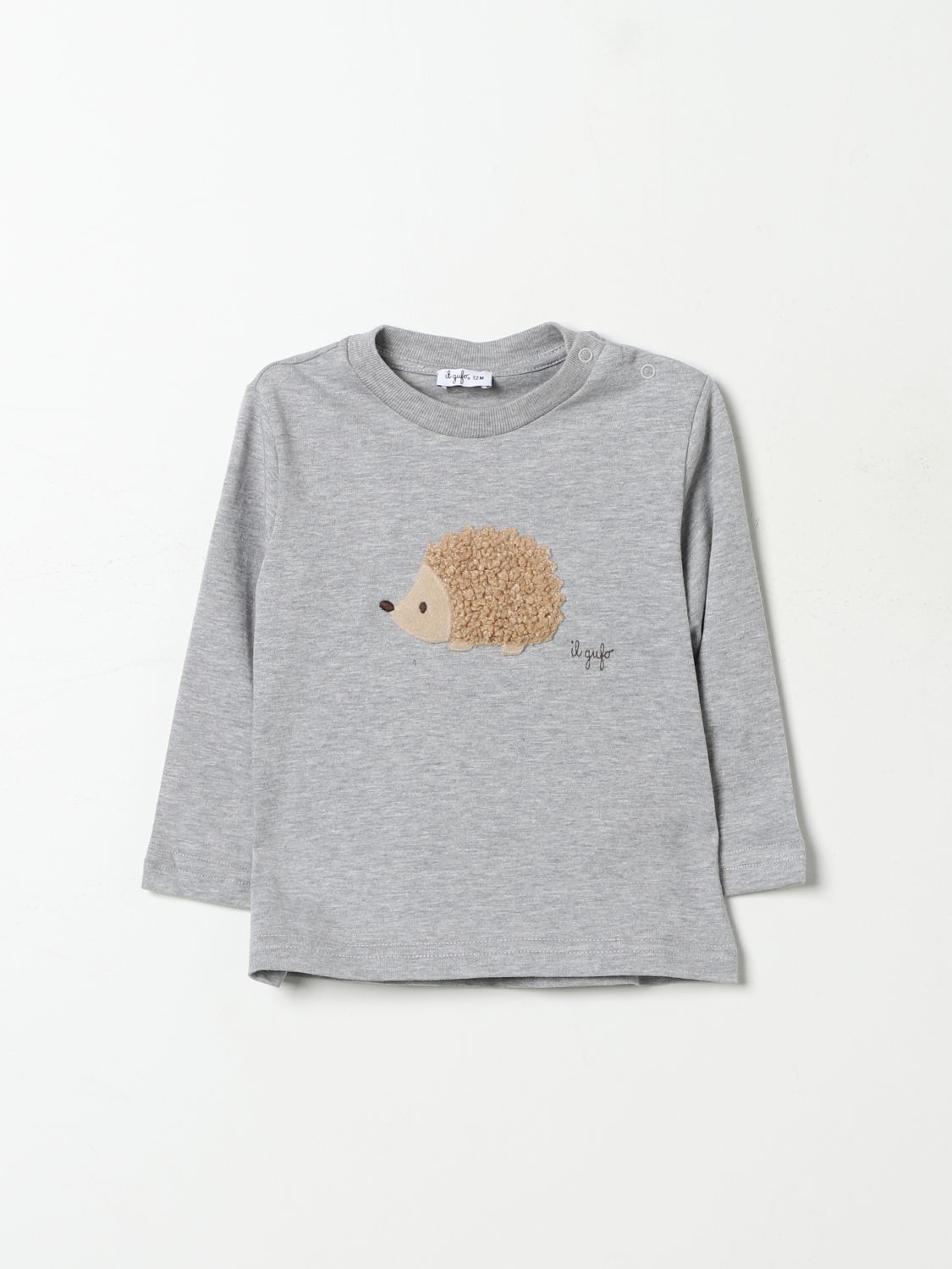 Shop Il Gufo Sweater  Kids Color Grey In Grau