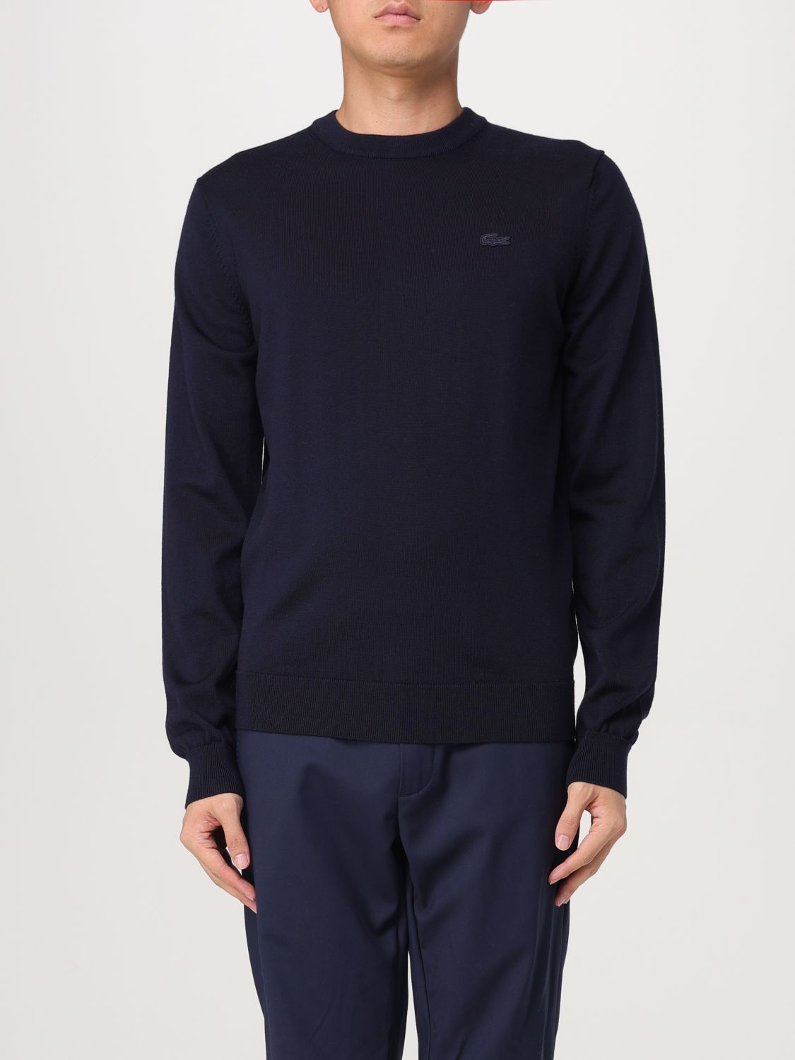 Shop Lacoste Sweater  Men Color Blue In Blau