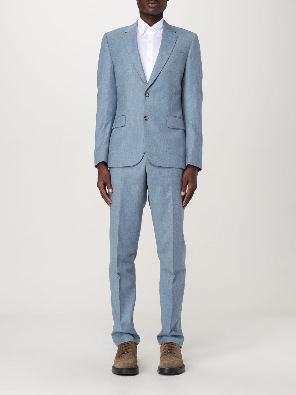 Shop Paul Smith Suit  Men Color Blue In Blau