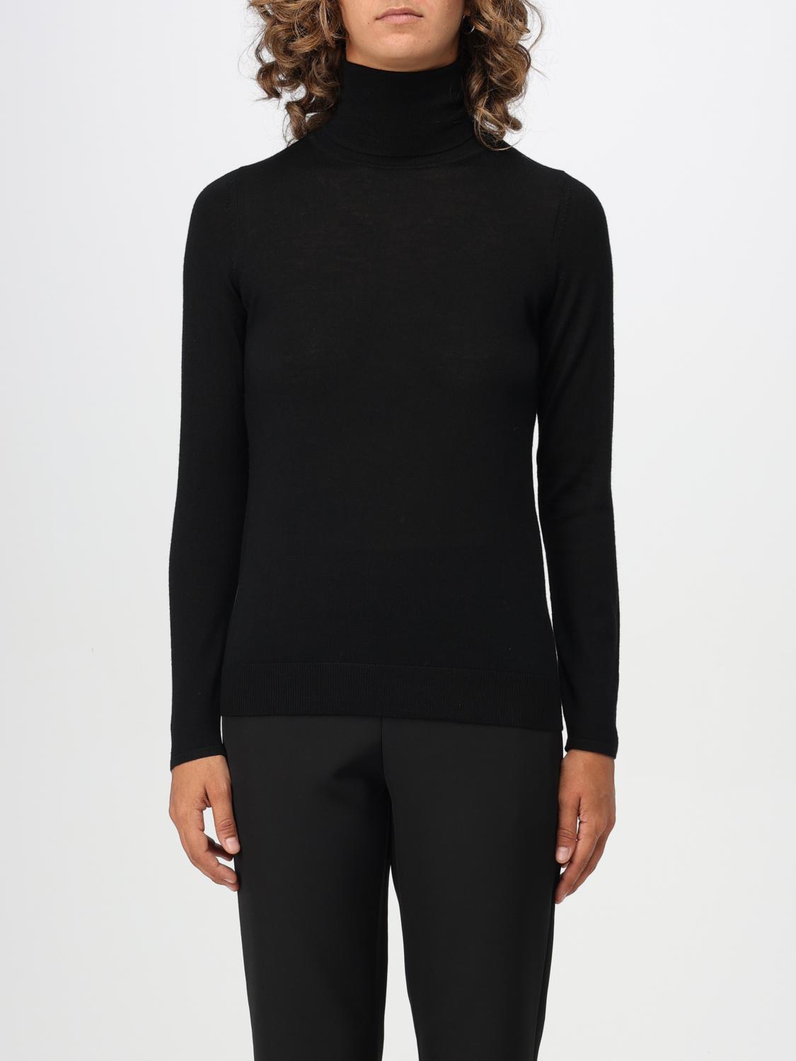 Shop Maliparmi Sweater  Woman Color Black In Schwarz