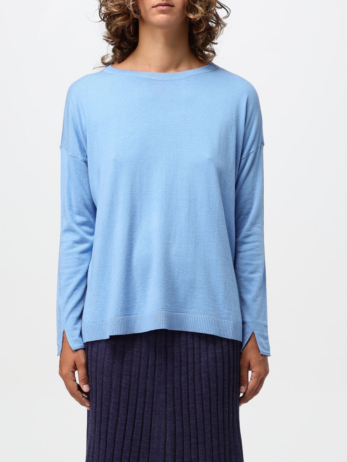 Shop Maliparmi Sweater  Woman Color Avion