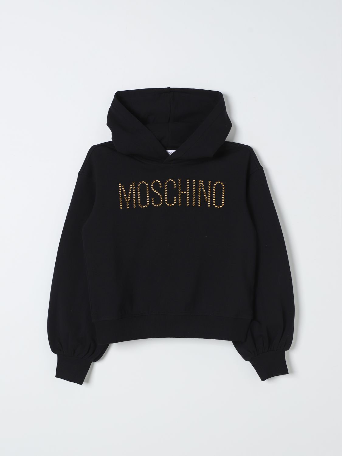 Shop Moschino Sweater  Kids Color Black In Schwarz