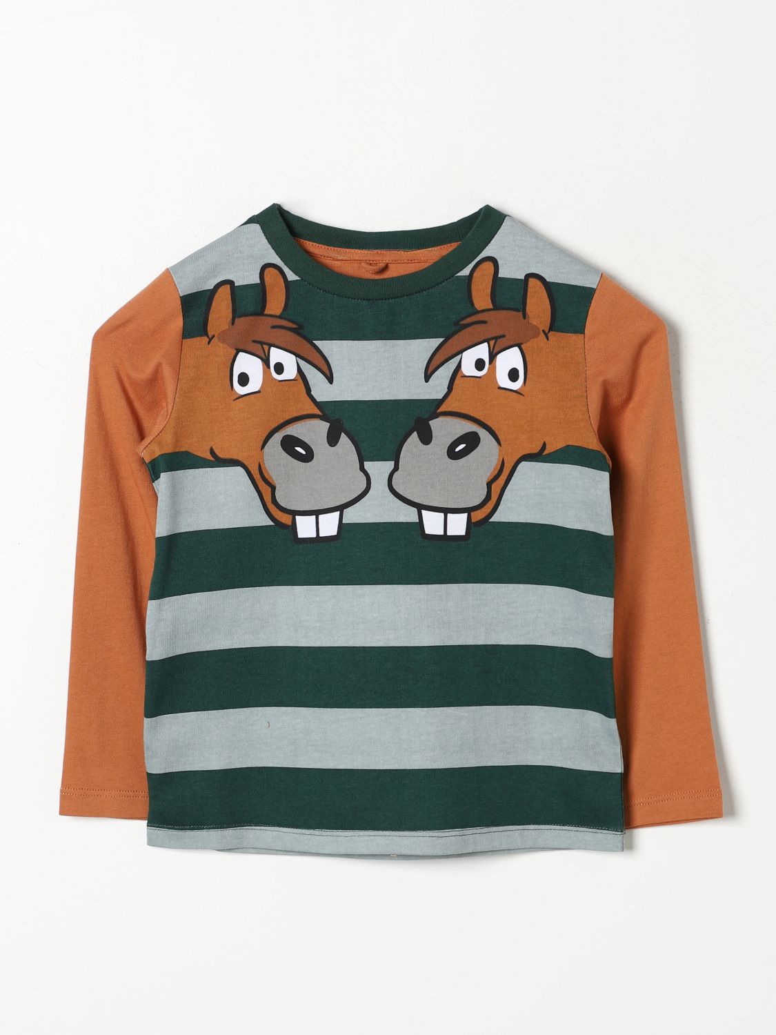 Shop Stella Mccartney T-shirt  Kids Kids Color Brown In Braun