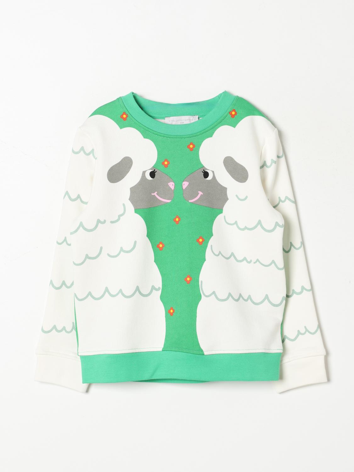 STELLA MCCARTNEY SWEATER STELLA MCCARTNEY KIDS KIDS COLOR GREEN G03274012