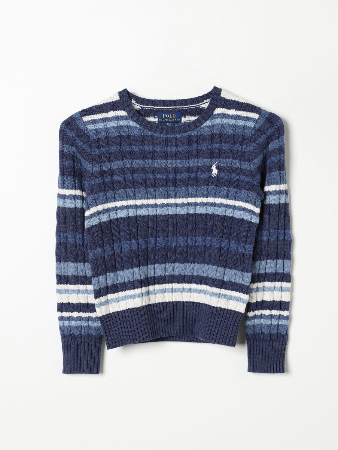 Shop Polo Ralph Lauren Sweater  Kids Color Blue In Blau