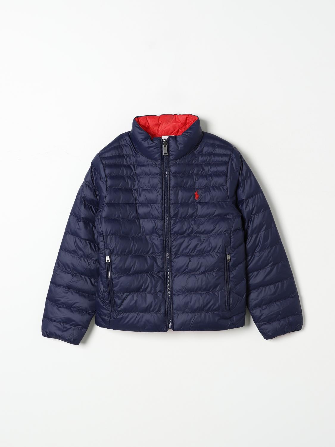 Polo Ralph Lauren Jacket Kids Color Blue In Blau