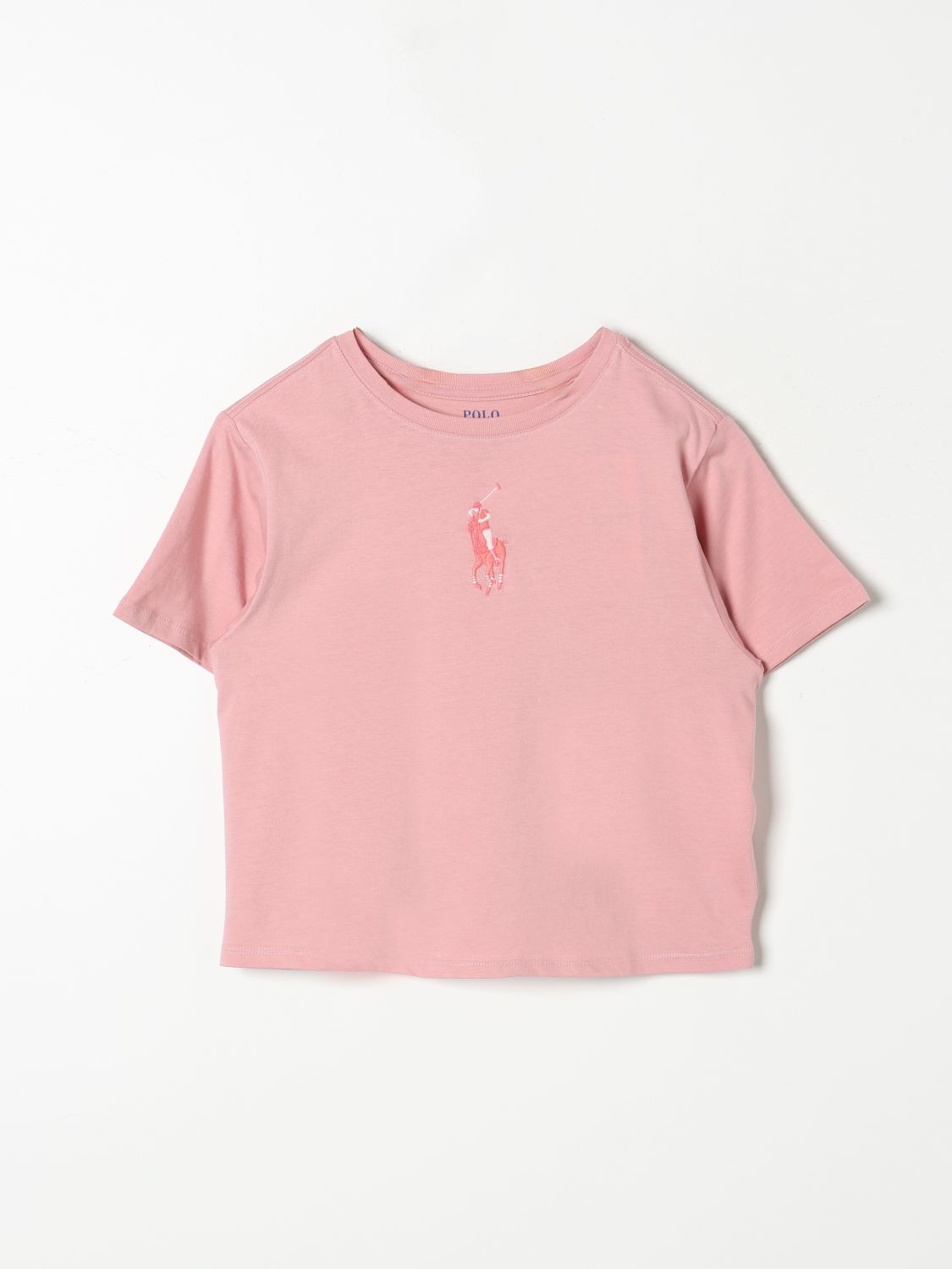 Shop Polo Ralph Lauren T-shirt  Kids Color Pink