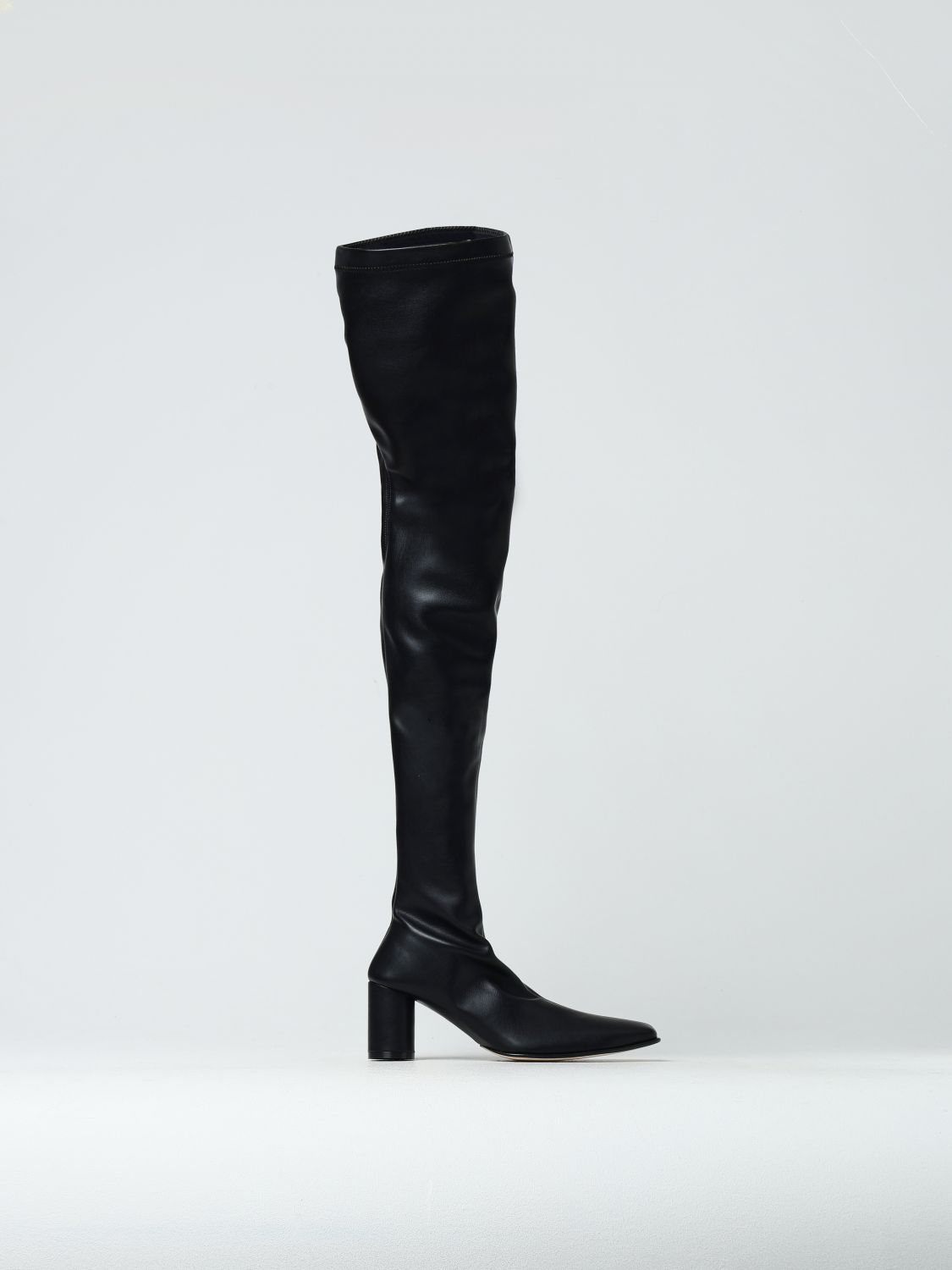 Shop Mm6 Maison Margiela Boots  Woman Color Black In 黑色