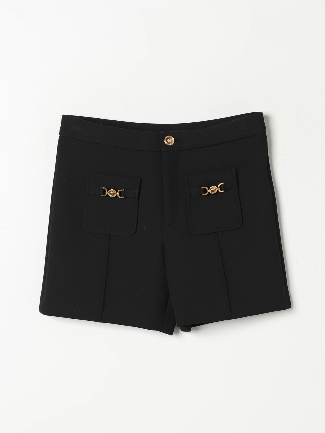 Shop Versace Short  Kids Color Black In Schwarz