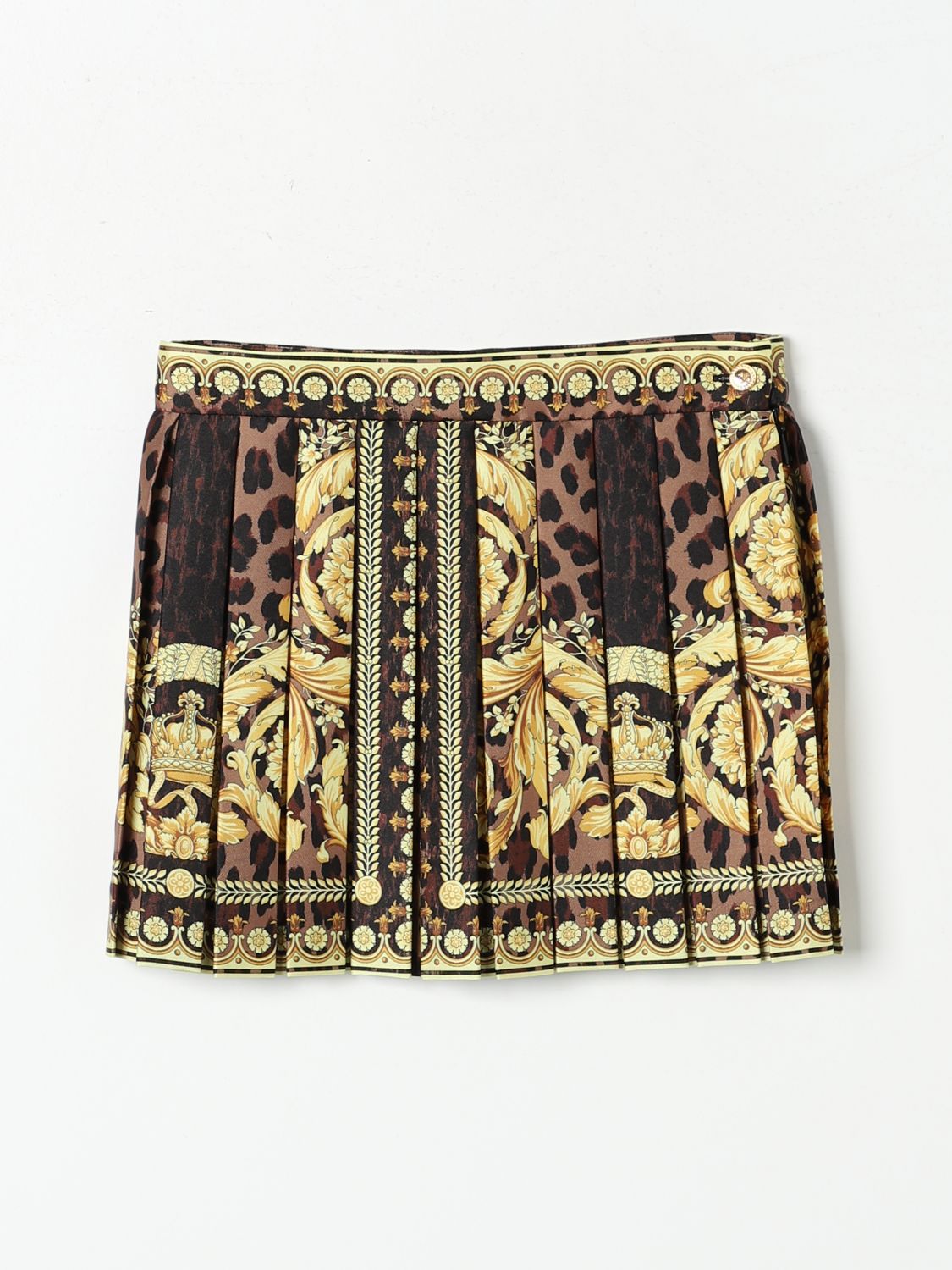 Shop Versace Skirt  Kids Color Gold