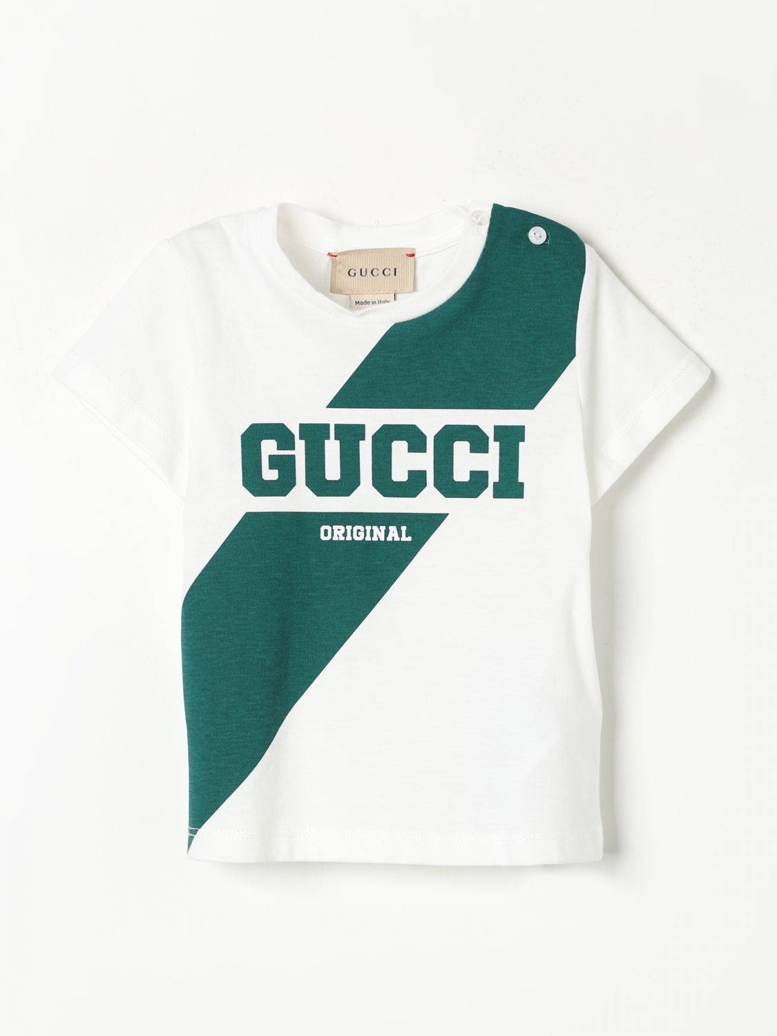 Shop Gucci Sweater  Kids Color Green In Grün