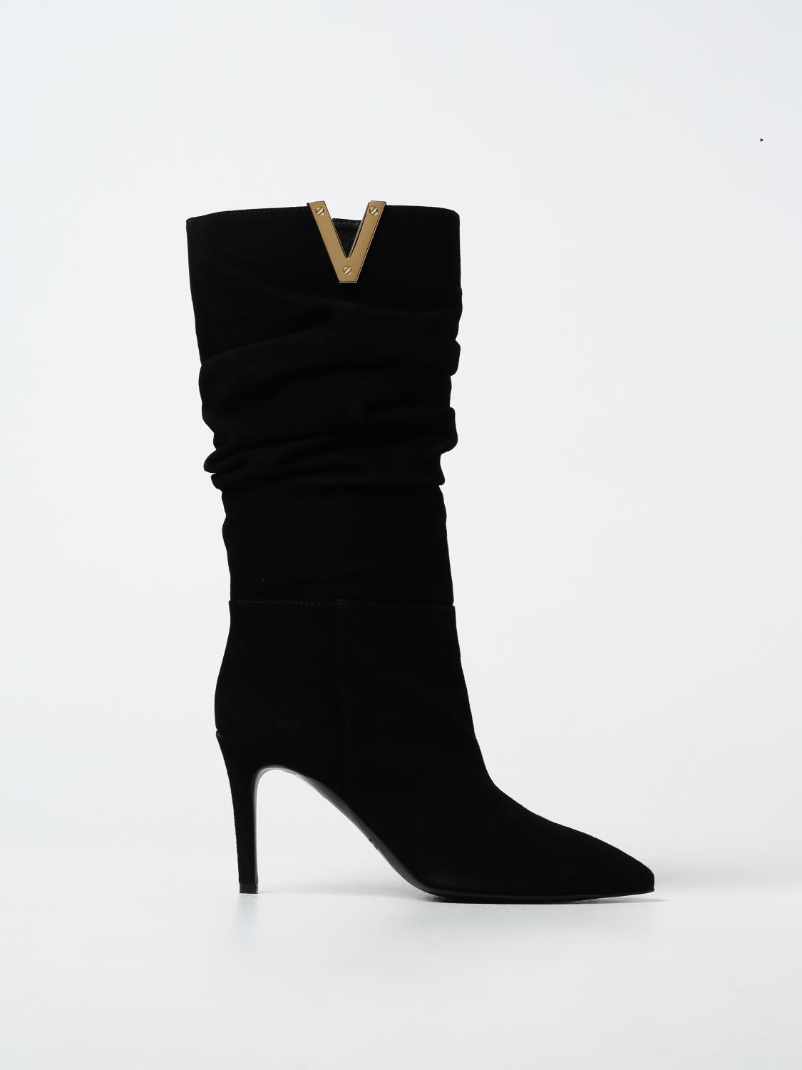 Shop Via Roma 15 Boots  Woman Color Black In Schwarz