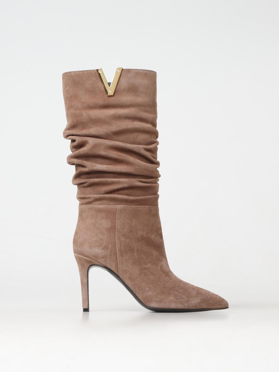 Shop Via Roma 15 Boots  Woman Color Brown In Braun