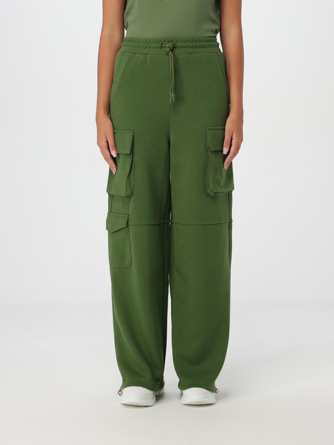 Shop Patrizia Pepe Pants  Woman Color Green In Grün