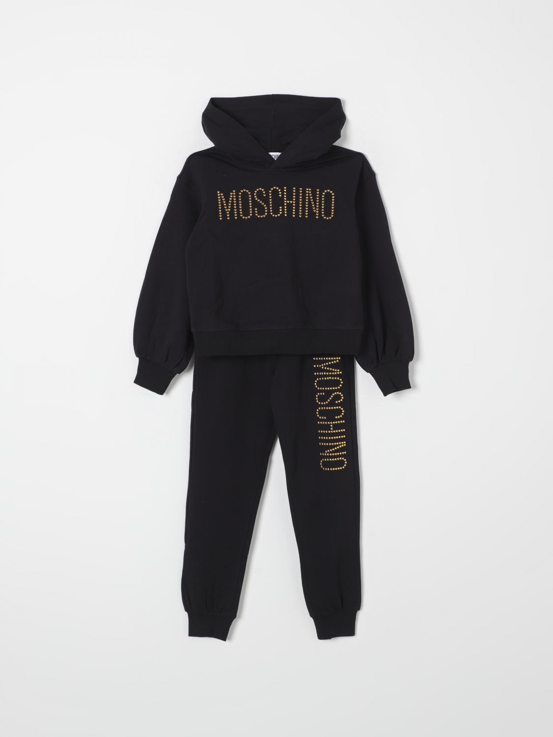 Shop Moschino Tracksuit  Kids Color Black In Schwarz