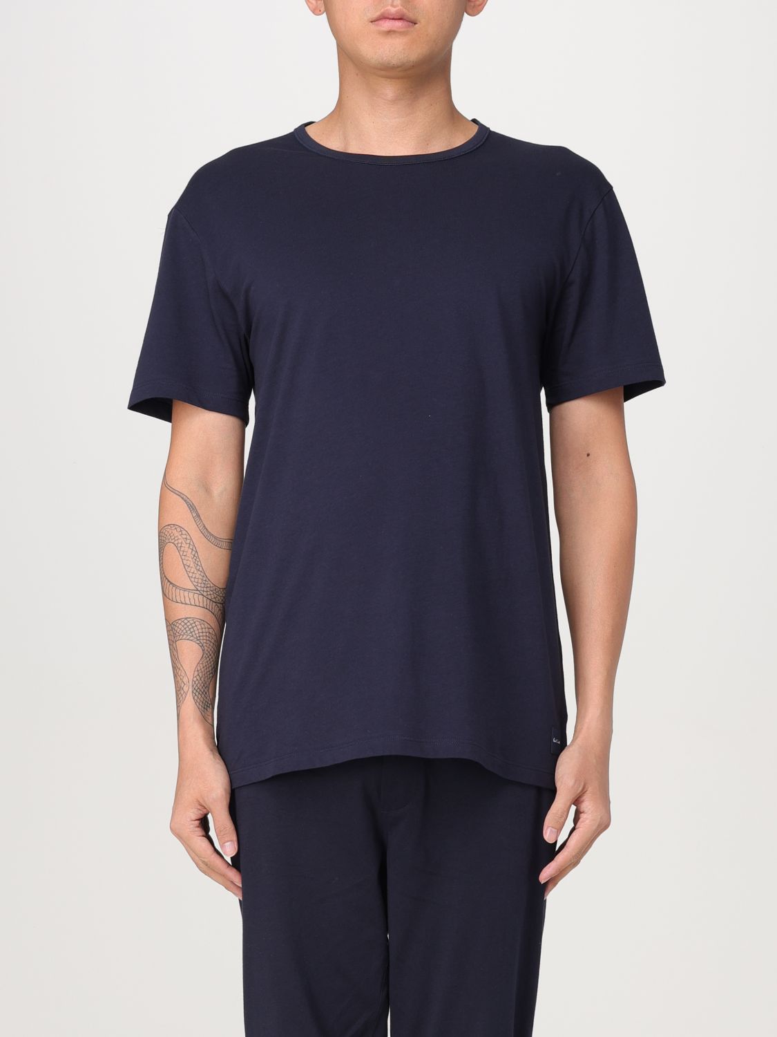 Shop Paul Smith T-shirt  Men Color Blue In Blau