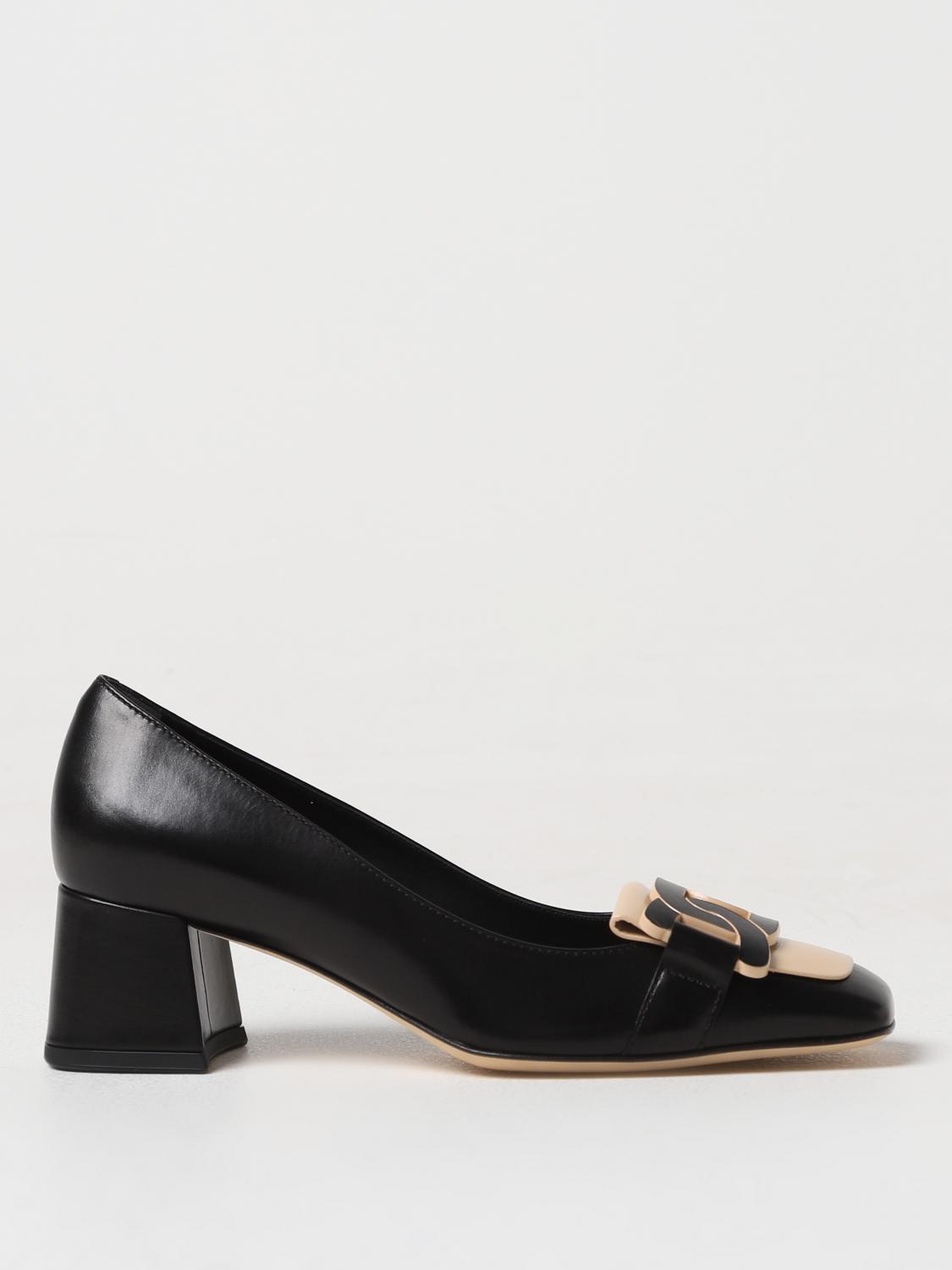 Shop Tod's High Heel Shoes  Woman Color Black In Schwarz