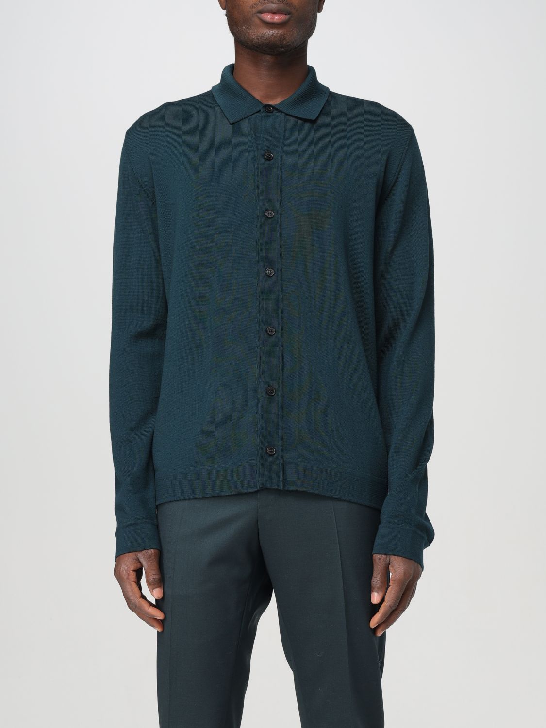 Shop Roberto Collina Cardigan  Men Color Green In Grün