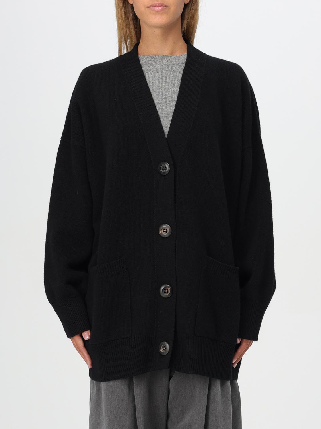 Shop Roberto Collina Cardigan  Woman Color Black In Schwarz