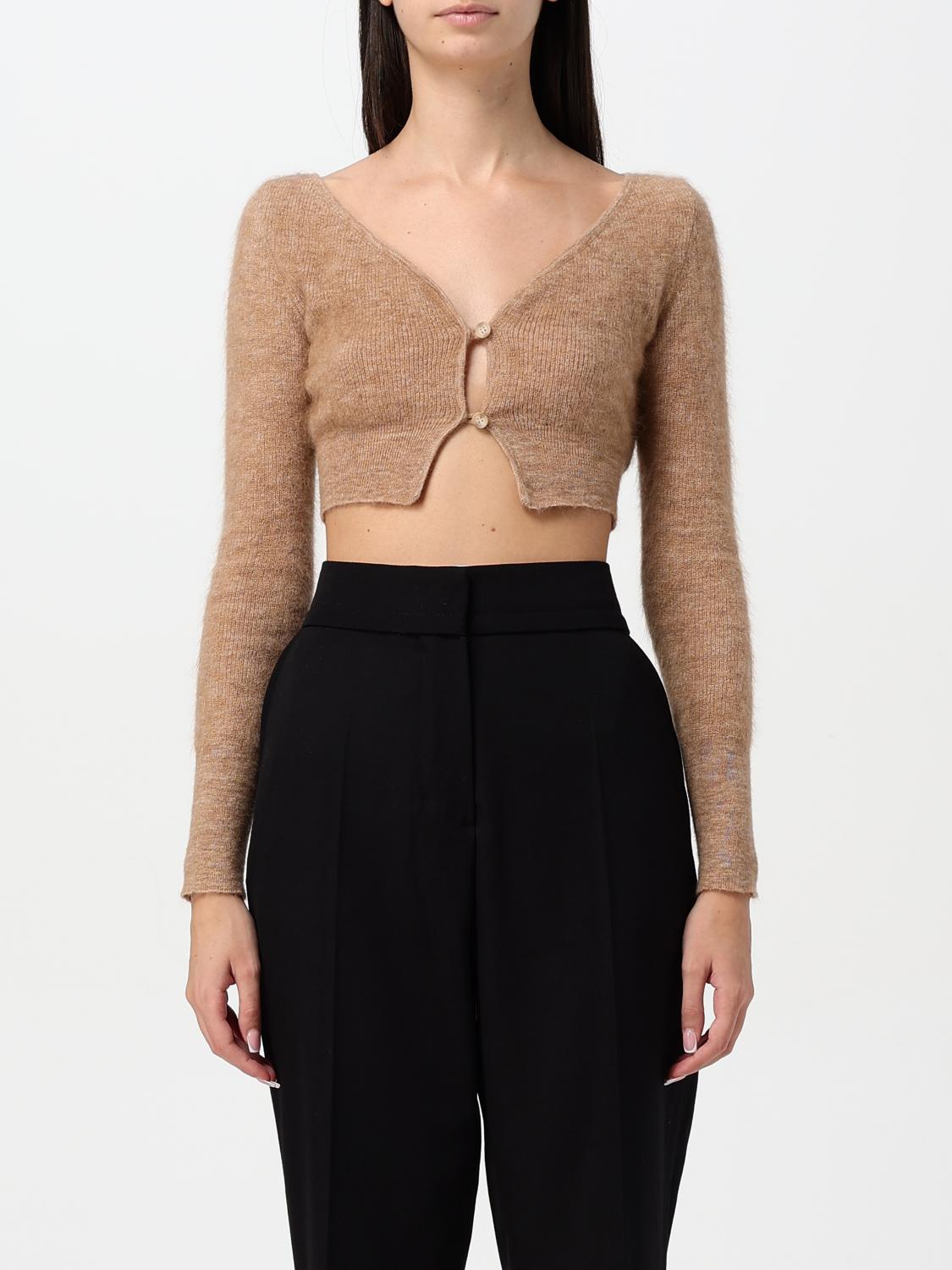 Jacquemus Le Cardigan Alzou In Braun