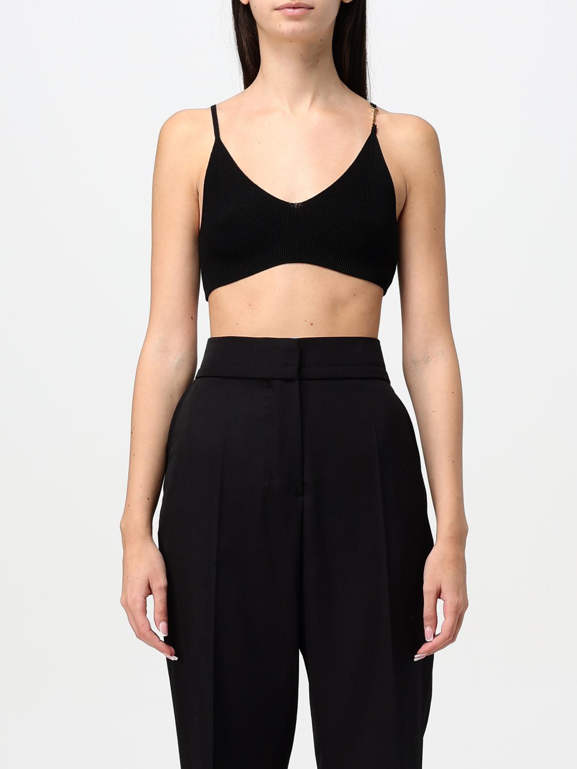 Shop Jacquemus Top  Woman Color Black In Schwarz