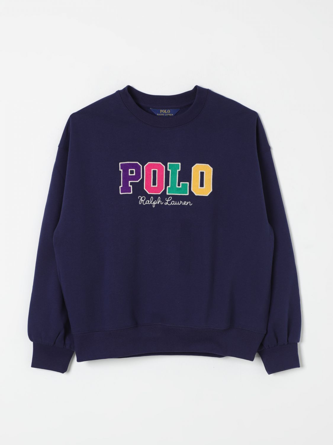 Shop Polo Ralph Lauren Sweater  Kids Color Blue In Blau