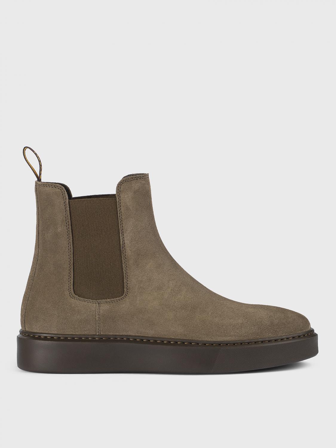 Doucal's Suede Ankle Boots In Tabak