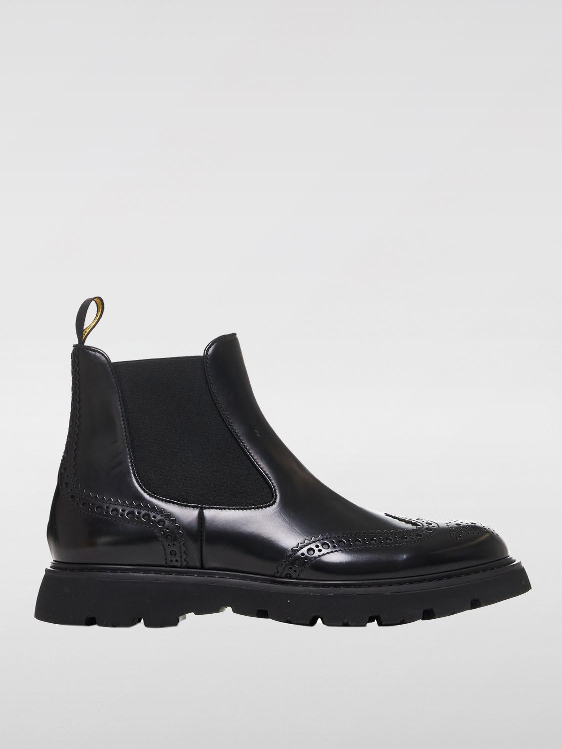 Shop Doucal's Boots  Men Color Black In Schwarz