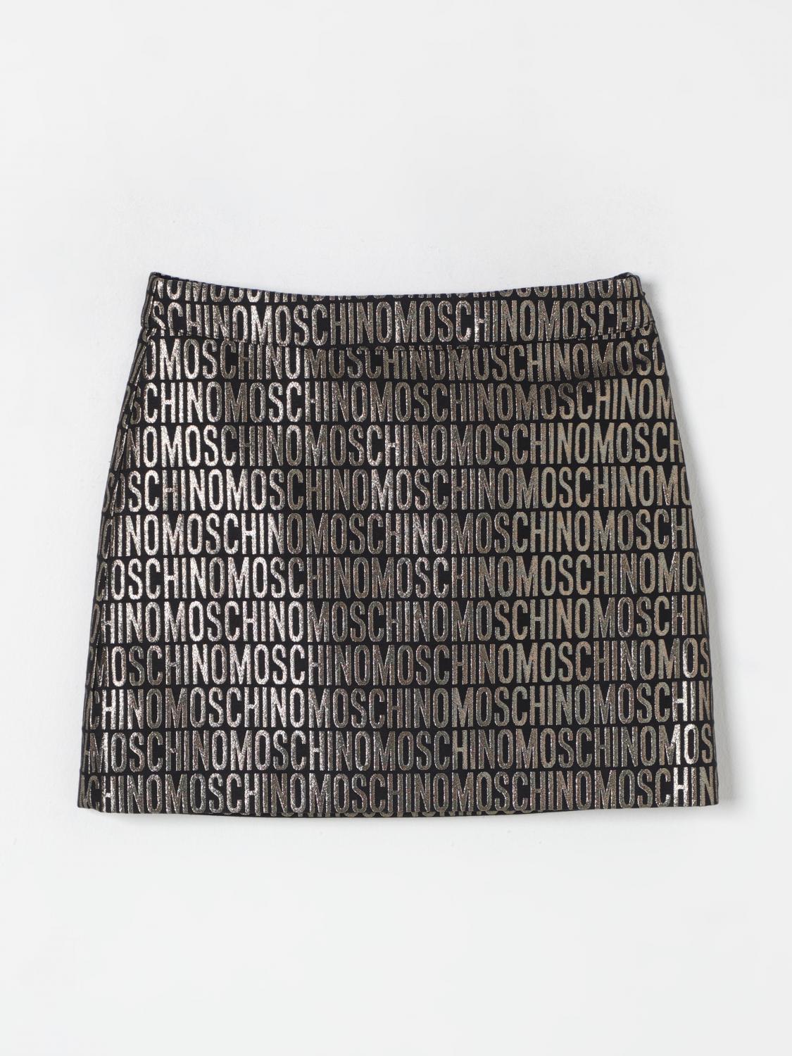 Shop Moschino Skirt  Kids Color Black In Schwarz