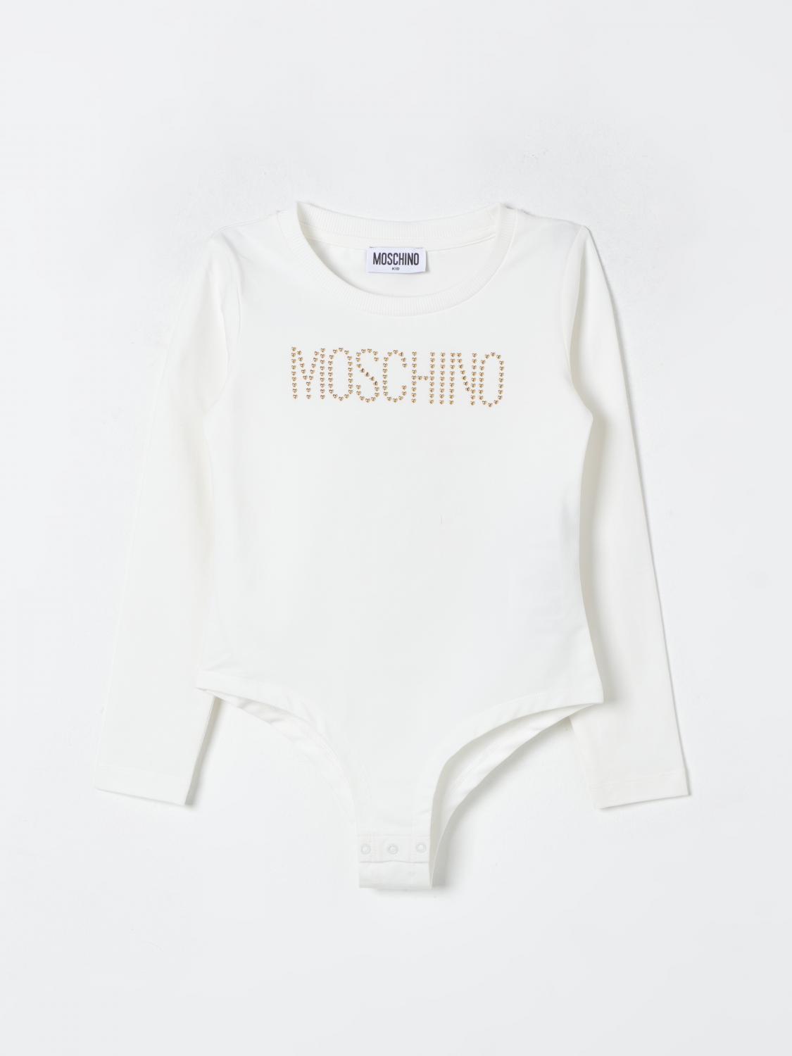 Shop Moschino T-shirt  Kids Color White In Weiss