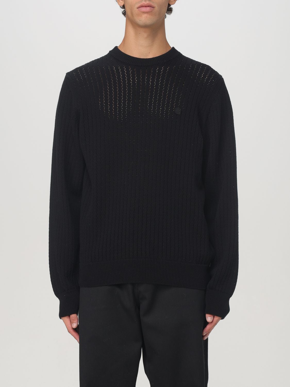 Shop Carhartt Sweater  Wip Men Color Black In Schwarz