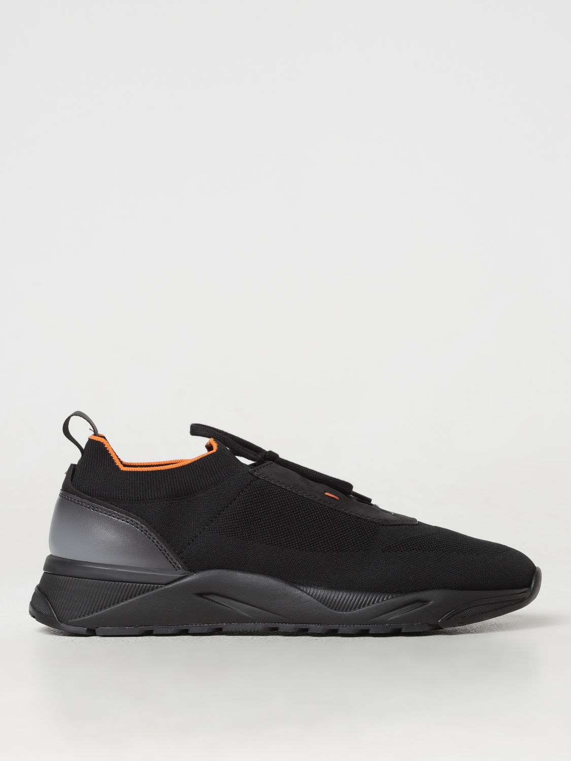 Shop Santoni Sneakers  Men Color Black In Schwarz