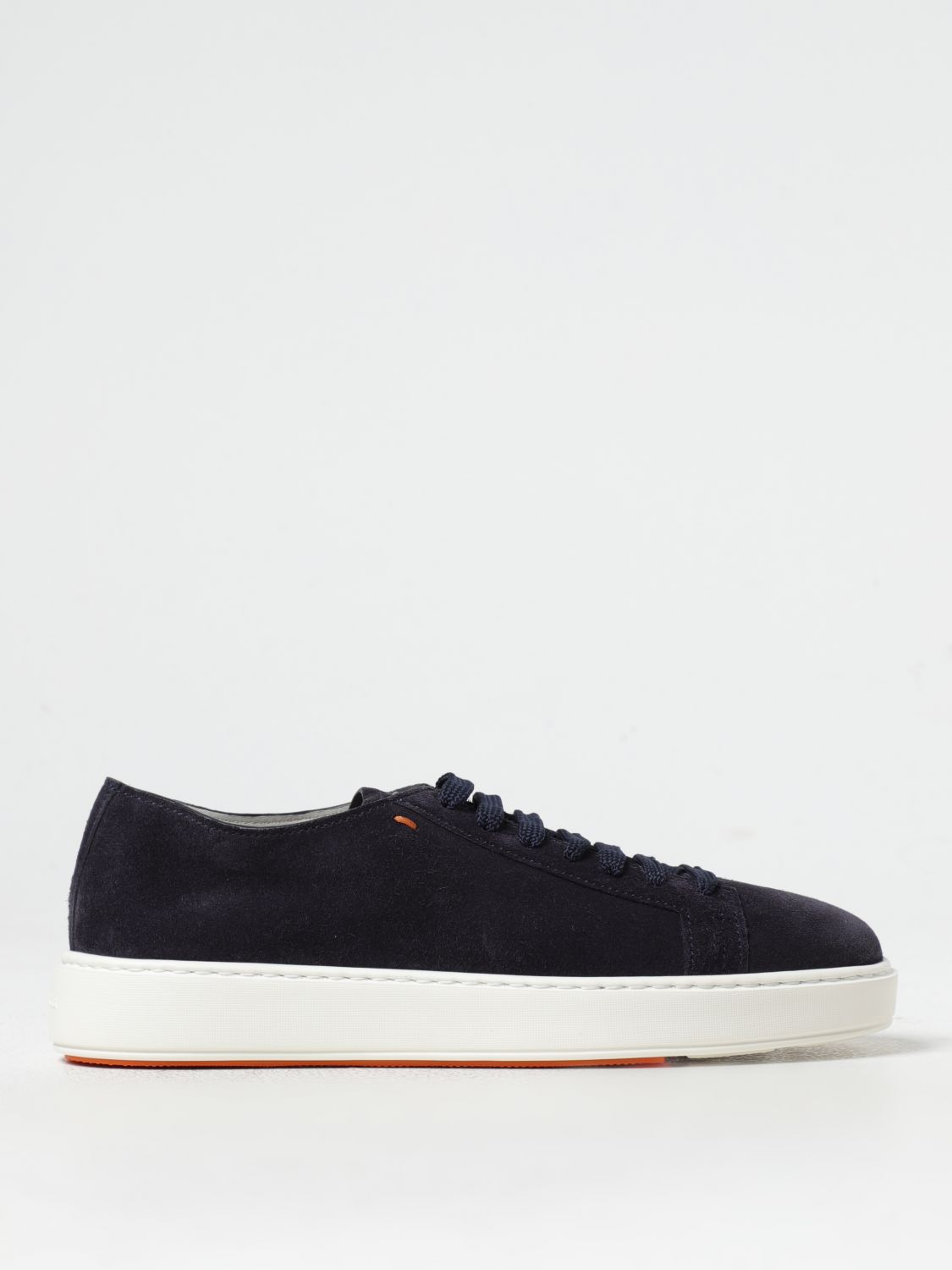 Shop Santoni Sneakers  Men Color Blue In Blau