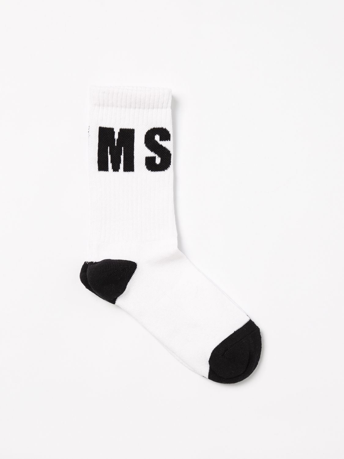 Shop Msgm Socks Baby  Kids Kids Color White In Weiss