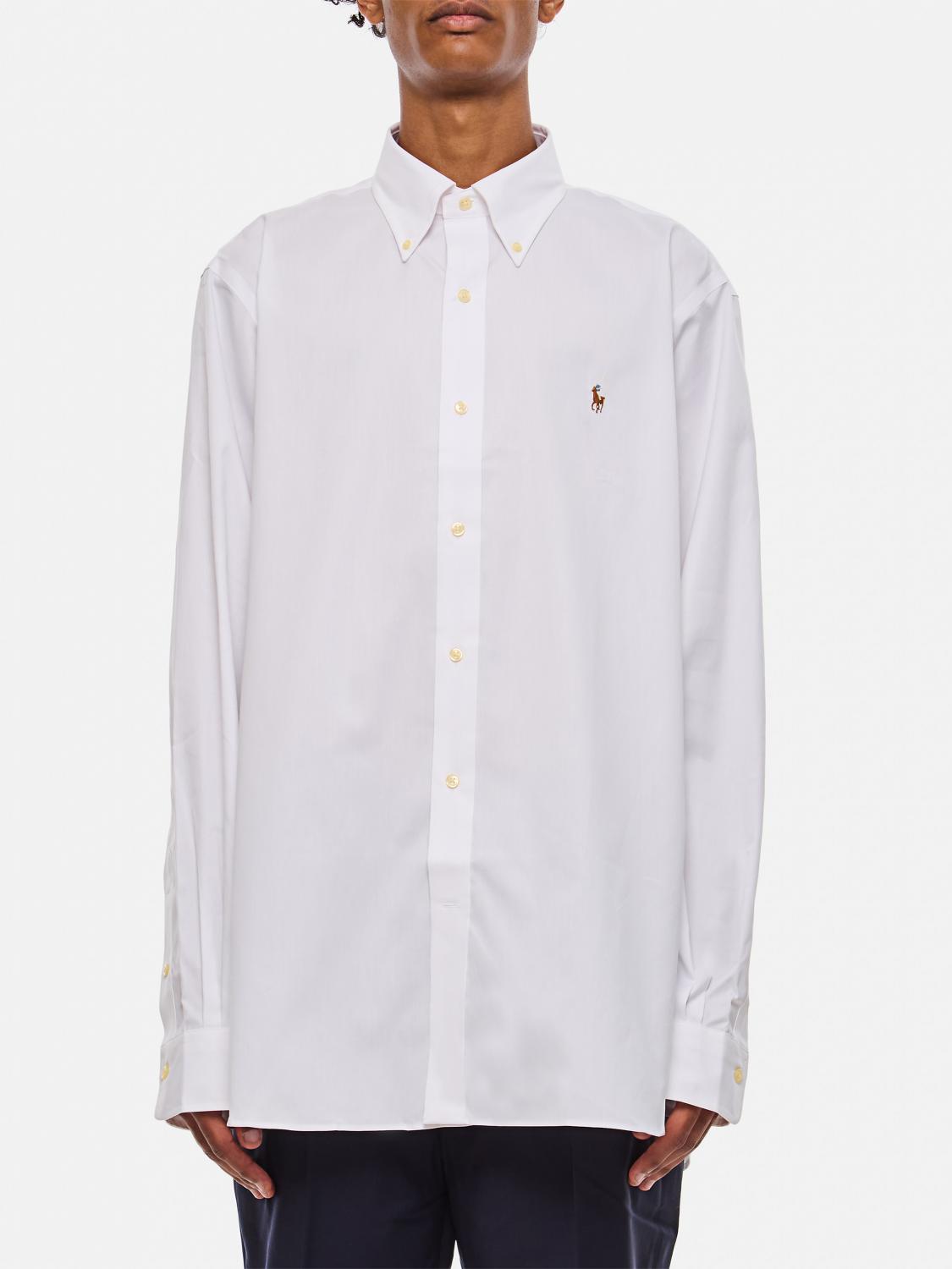 Polo Ralph Lauren Refined White Button-up Shirt With Timeless Appeal