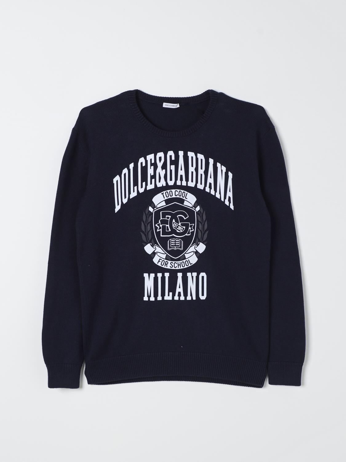 Dolce & Gabbana Sweater  Kids Color Blue In Blau