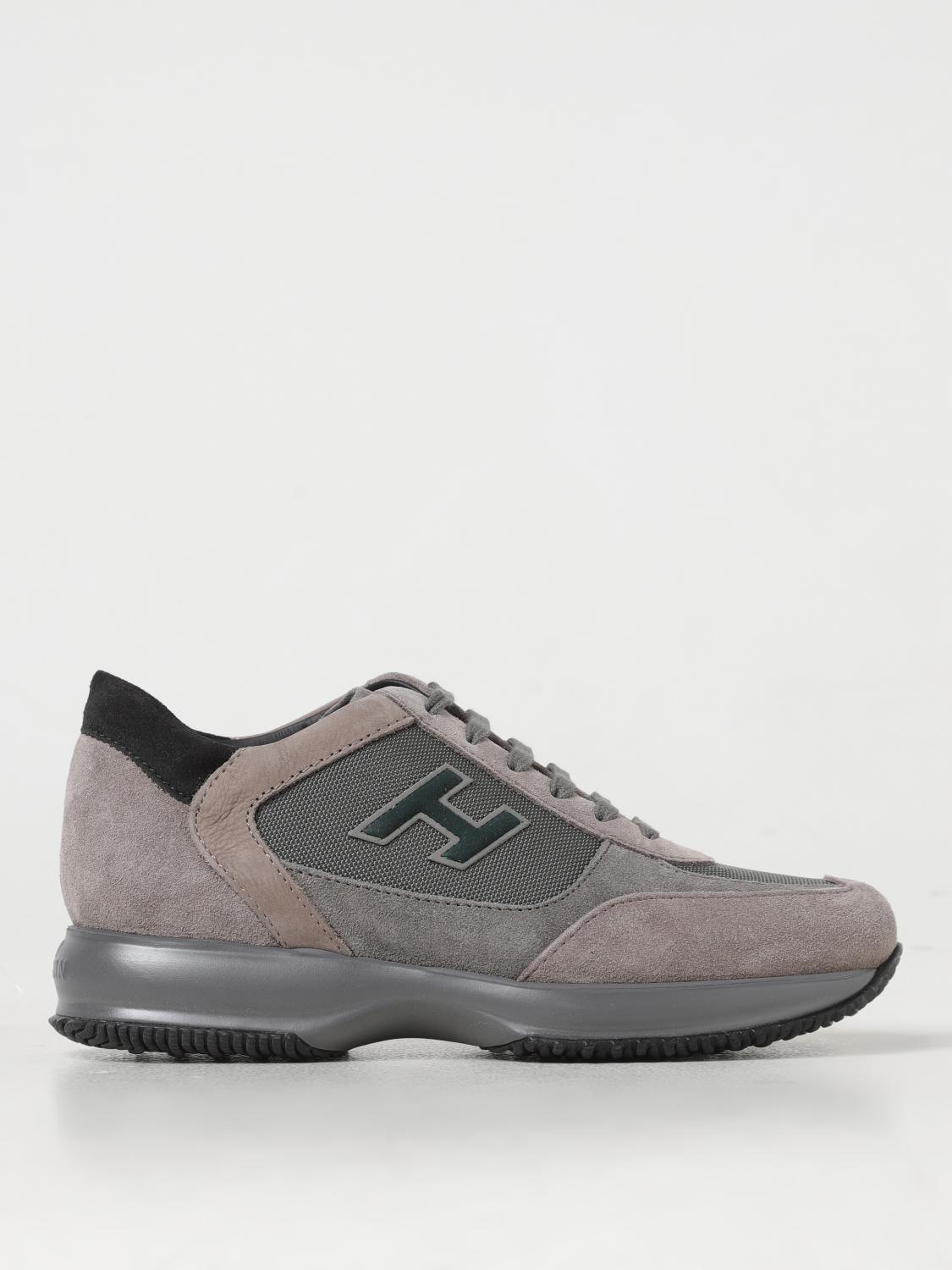 Shop Hogan Sneakers  Men Color Dove Grey In Taubengrau