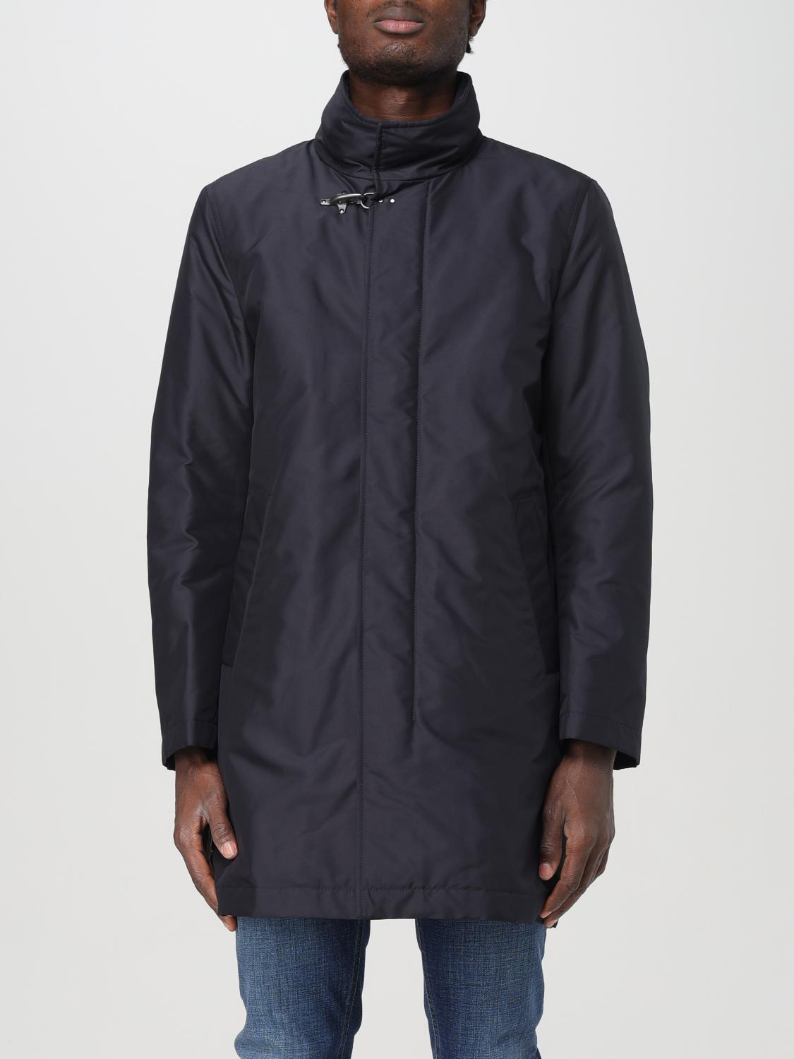 Shop Fay Jacket  Men Color Blue In Blau