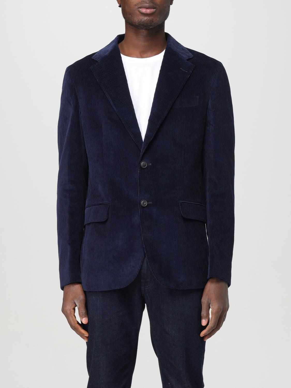 Fay Blazer Men Color Blue In Blau