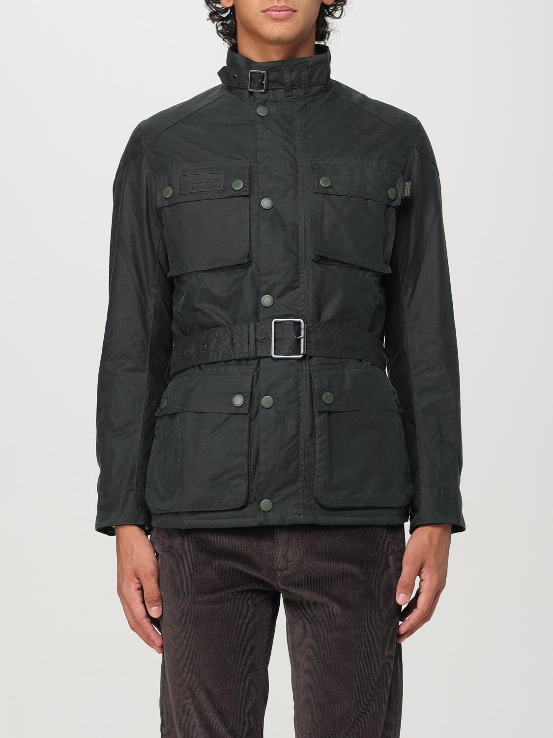 Shop Barbour Jacket  Men Color Green In Grün