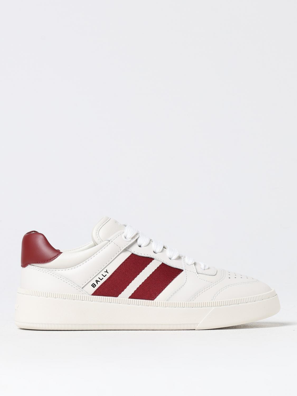 Shop Bally Sneakers  Woman Color White In Weiss