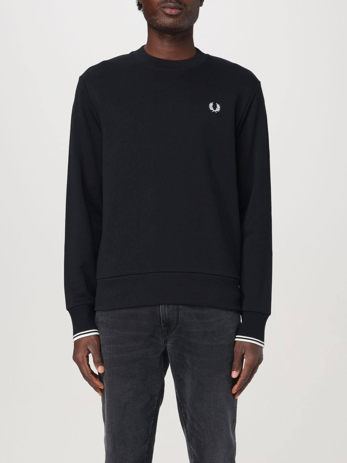 Fred Perry Sweatshirt  Men Color Black In Schwarz