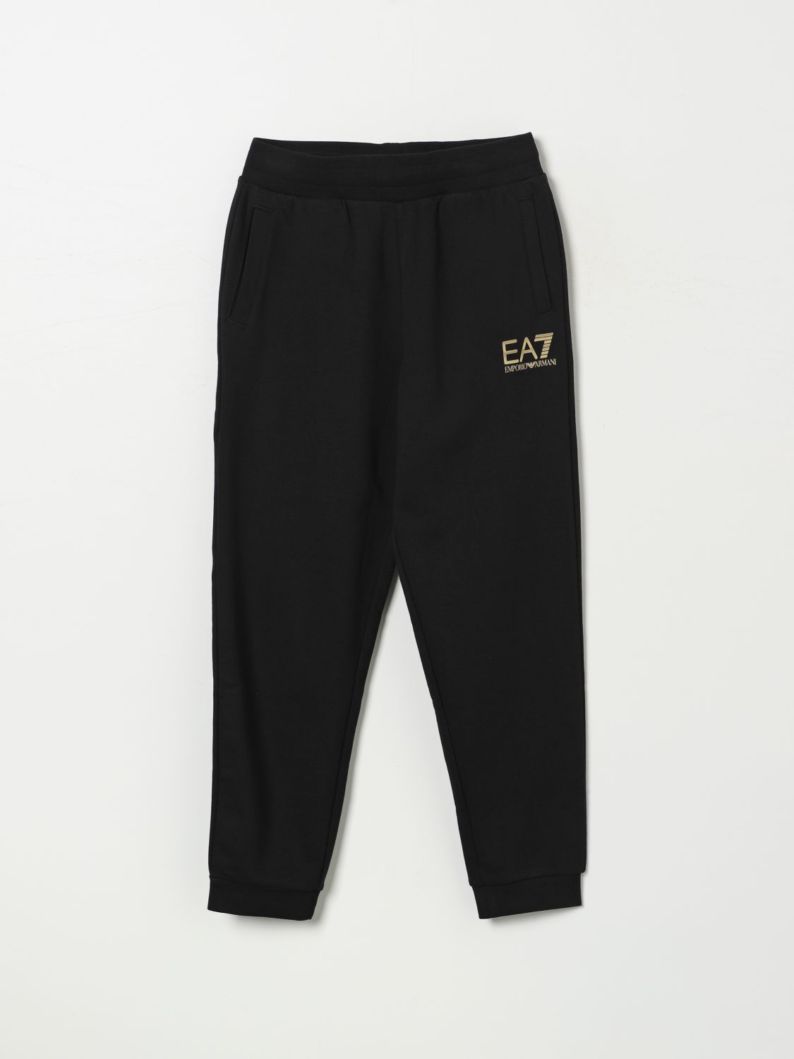 Ea7 Pants  Kids Color Black 1 In Schwarz 1